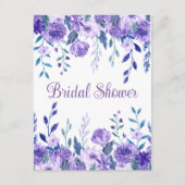 Bridal Dusche Einladung Postkarten (Vorderseite)