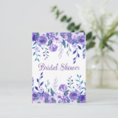 Bridal Dusche Einladung Postkarten (Stehend Vorderseite)