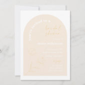 Bridal Dusche Einladung Retro Hochzeitsfeier A115 (Vorderseite)