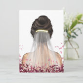 Bridal Dusche Einladungskarte (Stehend Vorderseite)