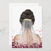 Bridal Dusche Einladungskarte (Vorne/Hinten)