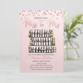 Bridal-Dusche für Reisen - Einladung (Stehend Vorderseite)