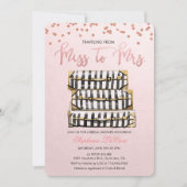 Bridal-Dusche für Reisen - Einladung (Vorderseite)