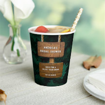 Bridal Duschgartenblätter & Holzdesign