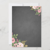 Bridal-Duschkabine Einladungen mit Kleidung (Rückseite)