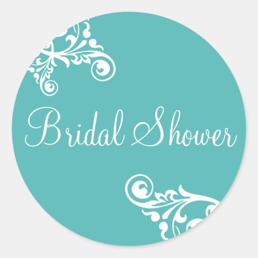 Bridal Duwer Blütenumschlag Sticker Seal (Vorderseite)