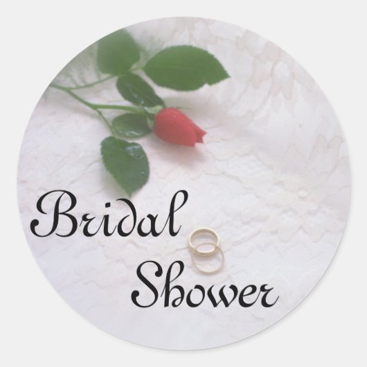 Bridal Duwer Rose Stickers (Vorderseite)