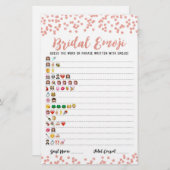 Bridal emoji game with Answers Brautparty game (Vorne/Hinten)
