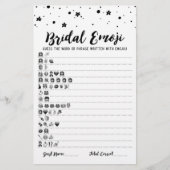 Bridal emoji game with Answers Brautparty game (Vorderseite)