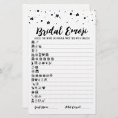 Bridal emoji game with Answers Brautparty game (Vorne/Hinten)