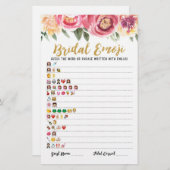 Bridal emoji game with Answers Brautparty game (Vorne/Hinten)