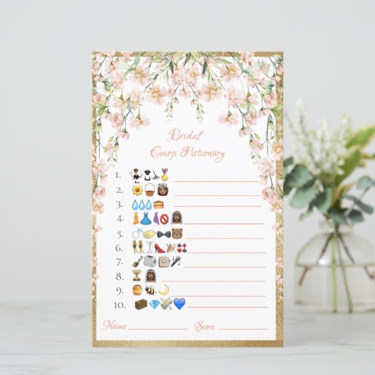 Bridal Emoji Pictionary African American (Stehend Vorderseite)