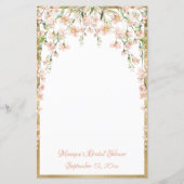 Bridal Emoji Pictionary Caucasian Game Paper Sheet (Rückseite)