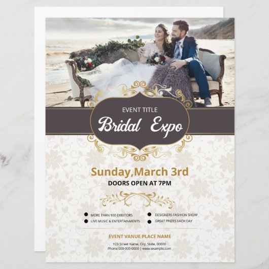 Bridal Expo oder Flyer anzeigen (Vorne/Hinten)