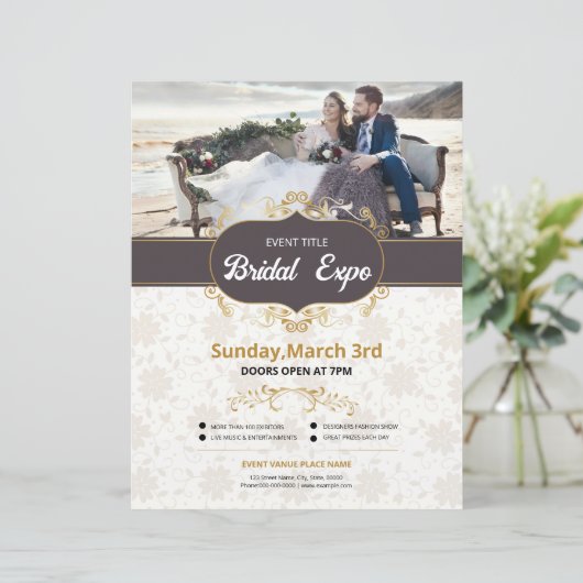 Bridal Expo oder Flyer anzeigen (Stehend Vorderseite)