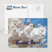 Bridal Fair! Postkarten Brides Fair Blossom Blume (Vorne/Hinten)