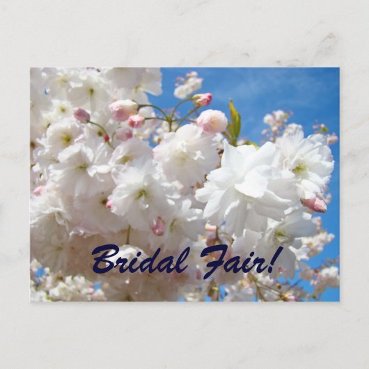 Bridal Fair! Postkarten Brides Fair Blossom Blume (Vorderseite)