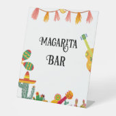 Bridal Final Fiesta Margarita Bar Sign Sockelschild (Vorderseite)