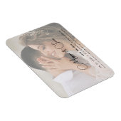 Bridal-Foto-Skriptnamen Hochzeitsskripte speichern Magnet (Rechte Seite)