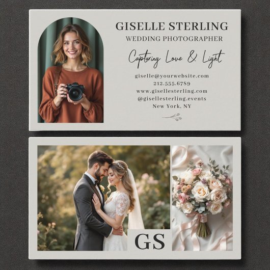 Bridal Fotograf Foto Script Beruflich Visitenkarte