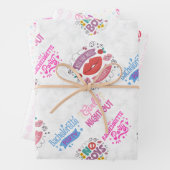 Bridal Future Pack Wrap Wrapping Paper Sheets Geschenkpapier Set (Beispiel)