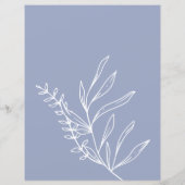 Bridal Game sagte, sie sagte Periwinkle Blume (Rückseite)