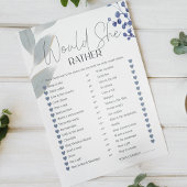 Bridal Game würde sie eher dumm blauer Blumen