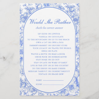Bridal Game würde sie eher etwas Blaues