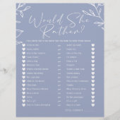 Bridal Game würde sie eher periwinkle Blume (Vorderseite)