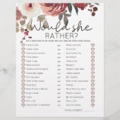 Bridal Game würde sie eher Red Blush Floral Rose (Vorderseite)