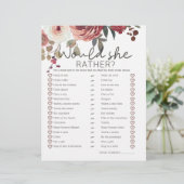 Bridal Game würde sie eher Red Blush Floral Rose (Stehend Vorderseite)