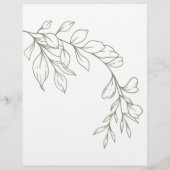 Bridal Game würde sie eher sagen Boho Blume (Rückseite)