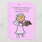 bridal.girl.ai, etwas alt, etwas neu ...... einladung (Vorne/Hinten)