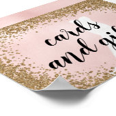 Bridal Glitzer Bridal Bridal Cards & Gifts Poster (Ecke)