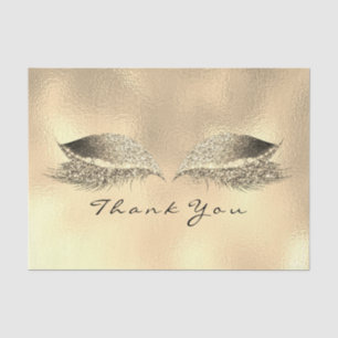 Bridal Gold Glitzer Vielen Dank Eyes Metallic Seidenpapier