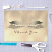 Bridal Gold Glitzer Vielen Dank Eyes Metallic Seidenpapier (Handwerk)