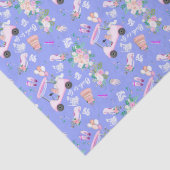 Bridal Golf Brautparty Nahtloses Muster Seidenpapier (Detail)