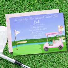 Bridal Golf Cart Brautparty Brunch Party