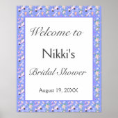 Bridal Golf Cart Brautparty Willkommen Poster (Vorne)