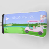 Bridal Golf Cart Bridal Bridal zu sein Golf Headcover (Vorderseite)
