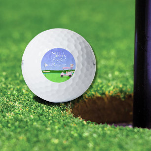 Bridal Golf Cart Golf Brautparty Golfball