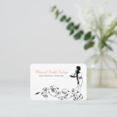 Bridal Gown Boutique Shop Visitenkarte (Stehend Vorderseite)