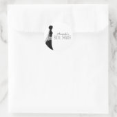 Bridal Gown | Brautparty Gefallen Stickers (Tasche)