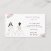 Bridal gown, Bridal Stylist, Visitenkarte (Vorderseite)