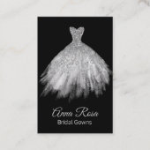 *~* Bridal Gowns Wedding Dress Visitenkarte (Vorderseite)