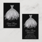 *~* Bridal Gowns Wedding Dress Visitenkarte (Vorne/Hinten)