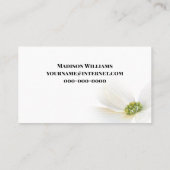 Bridal Heart und Black Ribbon Visitenkarte (Rückseite)