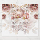 Bridal Hoch Teezeremonie Party Personalisiert Past Schaumweinetikett (Einzelnes Label)