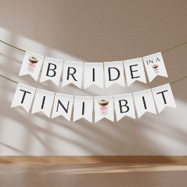 Bridal in a Tini Bit - Espresso Martini Bridal Wimpelkette