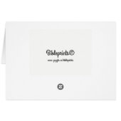 Bridal Intense Liebe Card (Rückseite Horizontal)